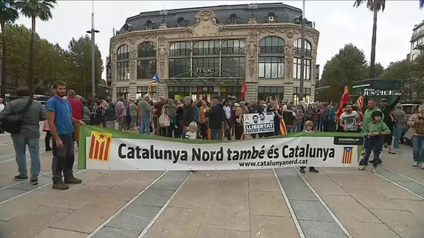 Perpignan : 500 personnes ont manifesté leur soutien aux indépendantistes catalans condamnés