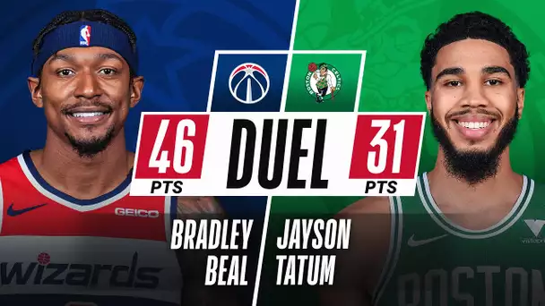 Bradley Beal (46 PTS) & Jayson Tatum (31 PTS) DUEL In Boston!