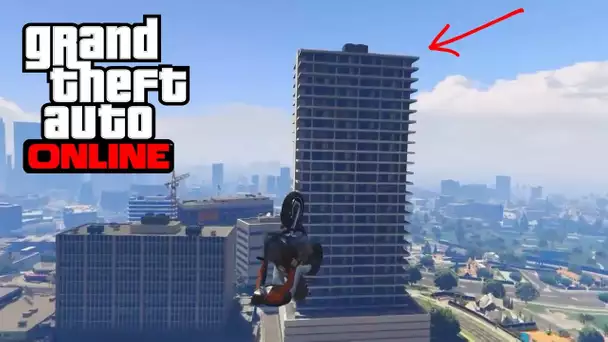 GTA 5 - TOP 10 STUNTS ! DES ENVOLS INCROYABLES EN MOTO !?