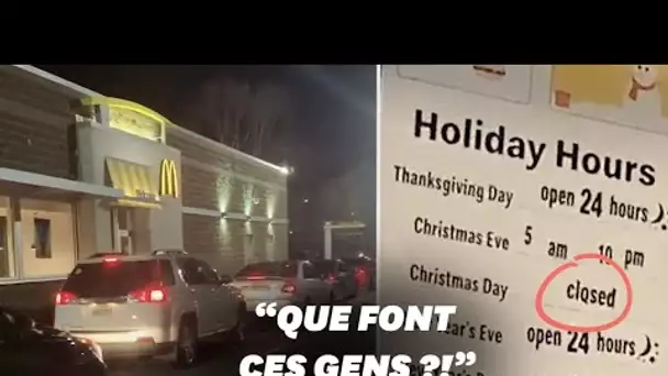 Ces Américains sont tellement accros au McDo qu'ils font la queue même quand c'est fermé