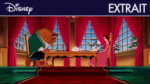 La Belle et la Bête - Extrait : La Bête apprend les bonnes manières | Disney