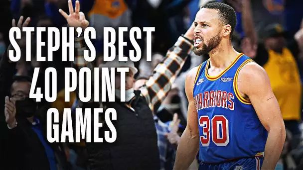 Steph's Best 40 Point Games! 🔥