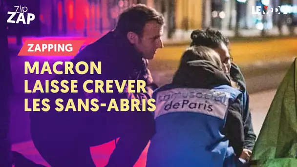 MACRON LAISSE CREVER LES SANS-ABRIS