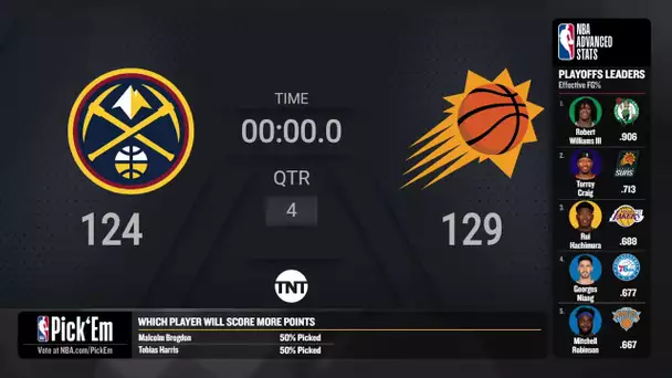 Nuggets @ Suns Game 4 Live Scoreboard | #NBAPlayoffs Presented by Google Pixel