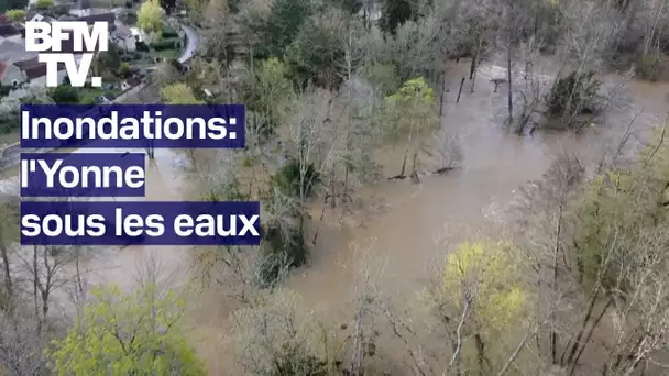 Inondations: l'Yonne sous les eaux