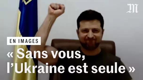 "Prouvez que vous êtes avec nous !" : le discours du président Zelensky au Parlement européen