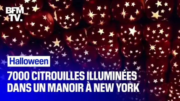 Halloween: 7000 citrouilles illuminent ce manoir près de New York