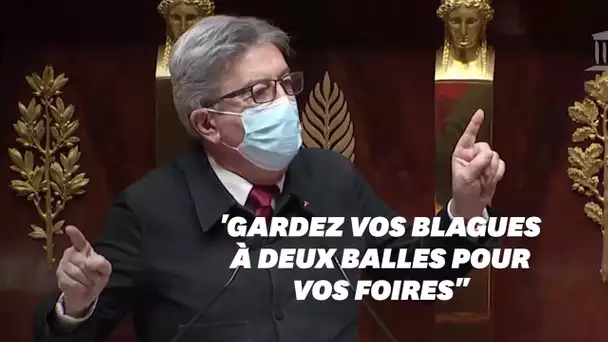 L'intervention de Mélenchon sur la loi Climat a tourné à la castagne avec la majorité LREM