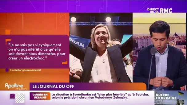 "Le journal du off" : Marine Le Pen inquiète à La République En Marche