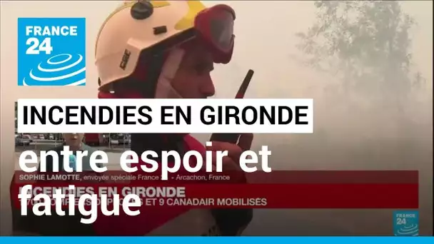 Incendies en Gironde : des conditions météorologiques plus favorables mais des feux toujours féroces