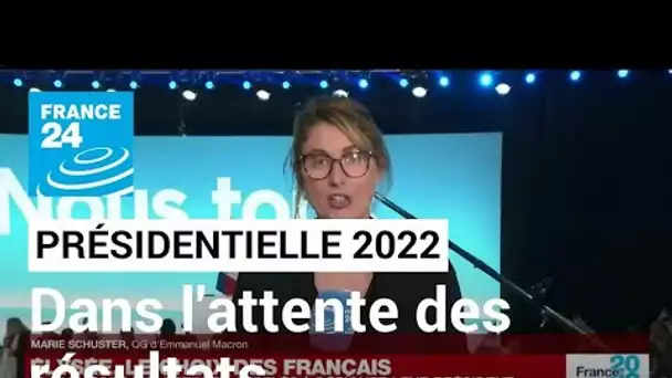 Présidentielle 2022 : au QG d'Emmanuel Macron, les militants attendent les résultats • FRANCE 24