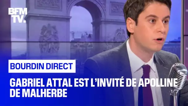 Gabriel Attal face à Apolline de Malherbe en direct