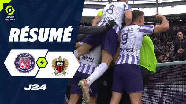 TOULOUSE FC - OGC NICE (2 - 1) - Résumé - (TFC - OGCN) / 2023-2024