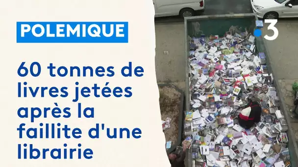 60 tonnes de livres jetées à la poubelle après la faillite d'une librairie