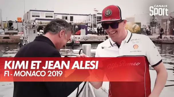 Kimi et Jean sont sur un bateau (Monaco 2019)