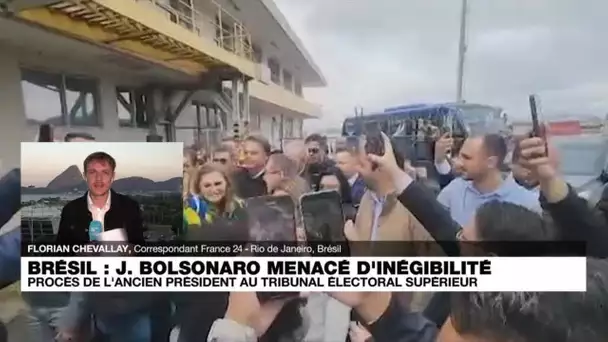 Brésil : Jair Bolsonaro menacé d'inéligibilité • FRANCE 24