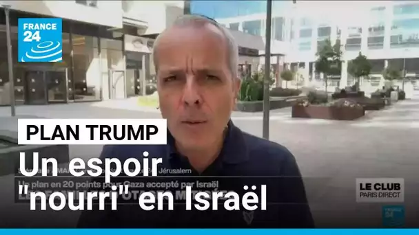 Plan Trump : "Il n'y a jamais eu un espoir aussi nourri depuis des mois" en Israël • FRANCE 24