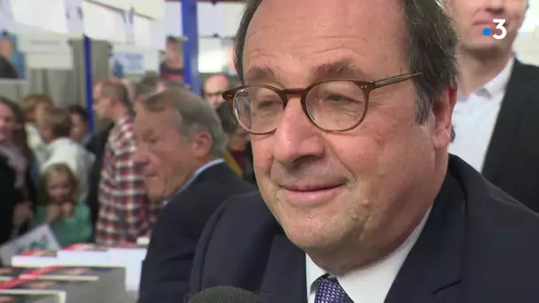 Foire du livre de Brive : François Hollande fait le parallèle entre gastronomie et démocratie