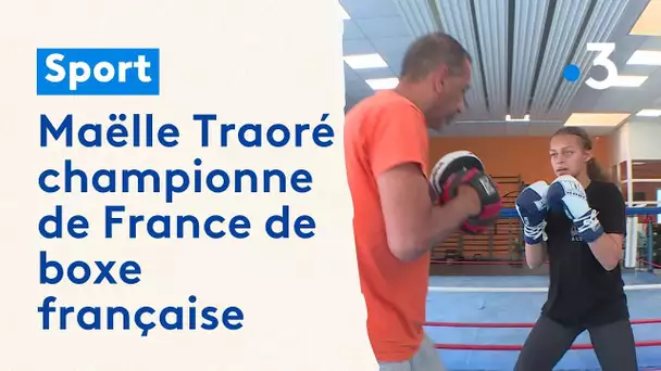Maëlle Traoré : une Amiénoise de 15 ans double championne de France de boxe française