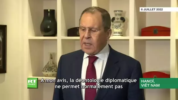 Lavrov sur la fuite d’un échange Poutine-Macron : «La déontologie ne permet pas la divulgation»