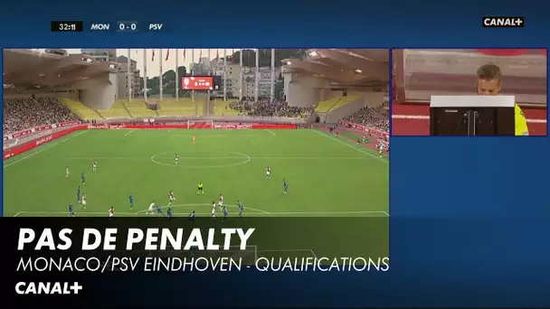 Pas de penalty pour Monaco - MONACO/PSV (3E TOUR LIGUE DES CHAMPIONS)