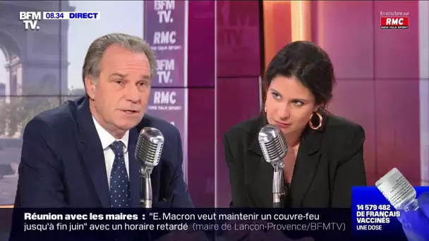 Renaud Muselier face à Apolline de Malherbe sur RMC et BFMTV