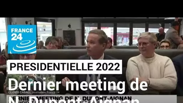 Présidentielle française : dernier meeting de Nicolas Dupont-Aignan • FRANCE 24