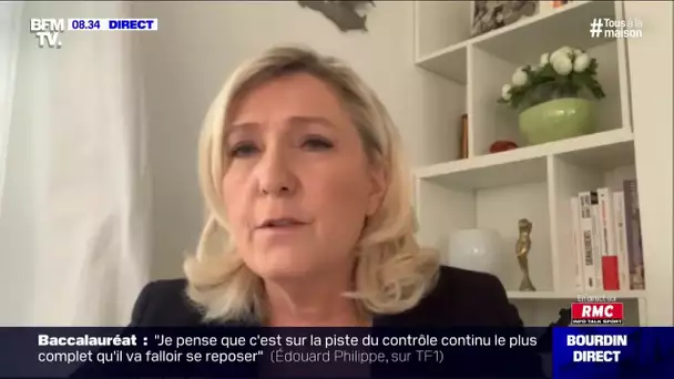 "Le gouvernement, au lieu d'assumer les défaillances, a menti", déclare Marine Le Pen