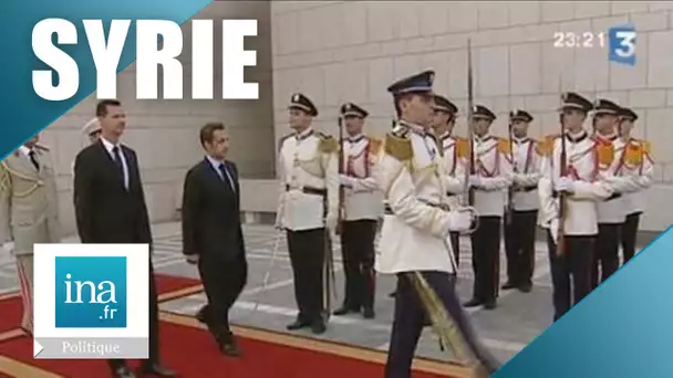Nicolas Sarkozy en visite officielle en Syrie | Archive INA