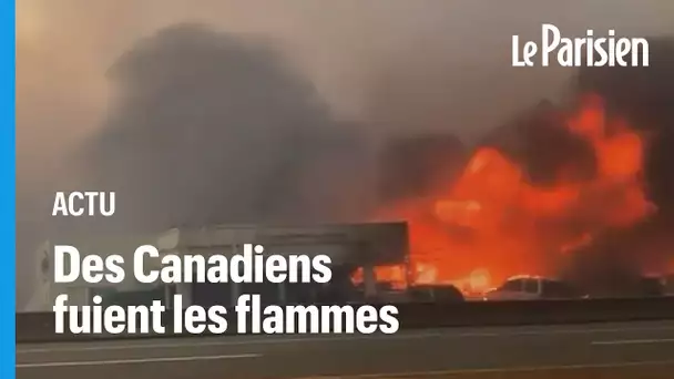 Record de chaleur au Canada : des habitants fuient leur village, en proie aux flammes