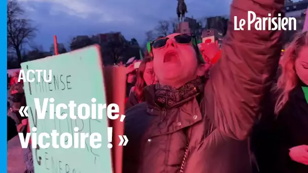 « Je ne pensais pas que ça arriverait » : émotion sur la place du Trocadéro après le vote pour l’ins