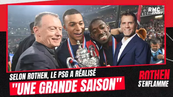 Le PSG a réalisé "une très grande saison" selon Rothen, Dugarry lui répond