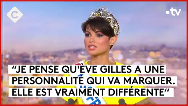 Ève Gilles sacrée Miss France 2024 - Yves Jaeglé - C à Vous - 18/12/2023
