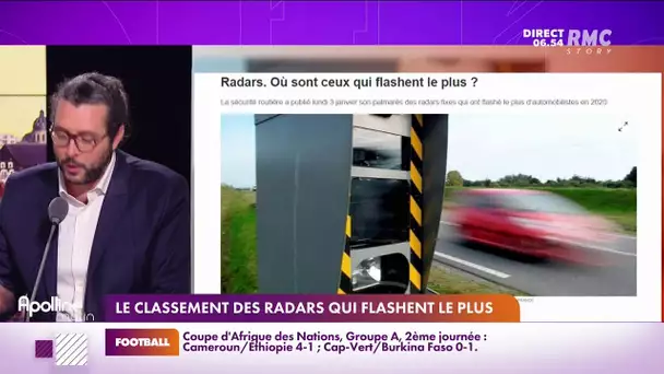 Le palmarès des radars routiers qui flashent le plus en France a été dévoilé