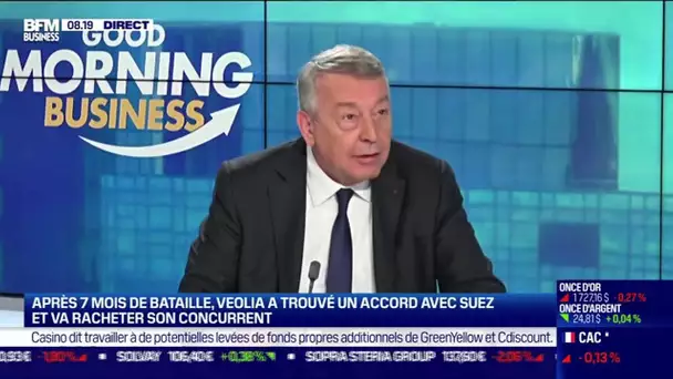 Antoine Frérot (Veolia) : Veolia va débourser 13 milliards d'euros pour racheter Suez
