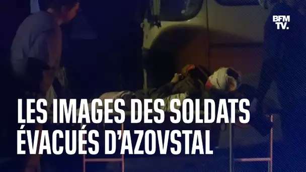 Les images des soldats évacués d'Azovstal