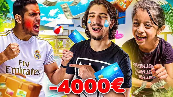 J'AI DONNÉ 4000€ A MES POTES AVEC LA CARTE BLEU A MON FRÈRE ! 🤬 ( Vengeance Prank)