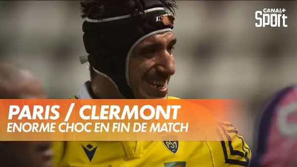 L'énorme choc en fin de match pendant Paris / Clermont