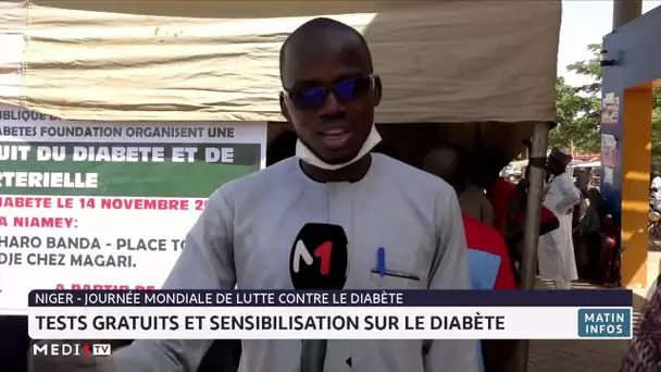 Niger: tests gratuits et sensibilisation sur le diabète