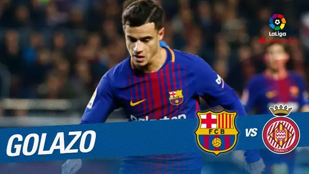 Golazo de Coutinho (5-1) FC Barcelona vs Girona FC