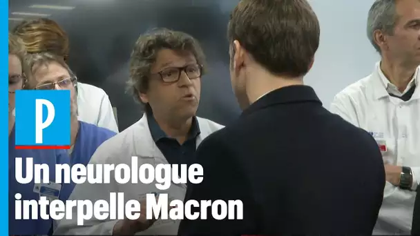 Macron interpellé à l'hôpital : «Vous pouvez comptez sur nous... l'inverse reste à prouver»