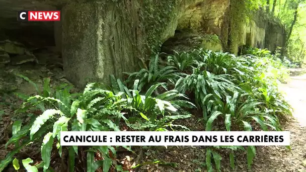 Canicule : rester au frais dans les carrières