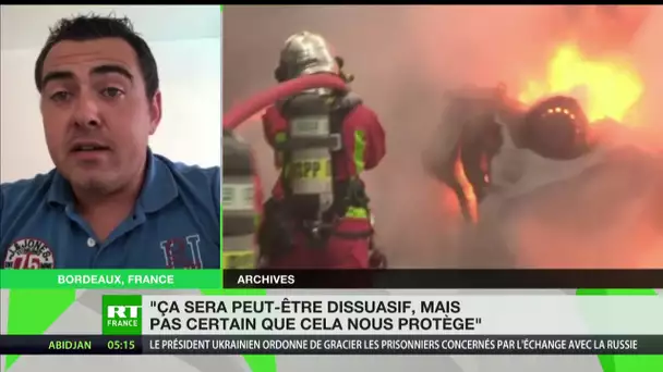 Caméra-piéton pour les pompiers : un matériel «qui ne nous protégera pas des coups...»