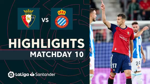 Resumen de CA Osasuna vs RCD Espanyol (1-0)