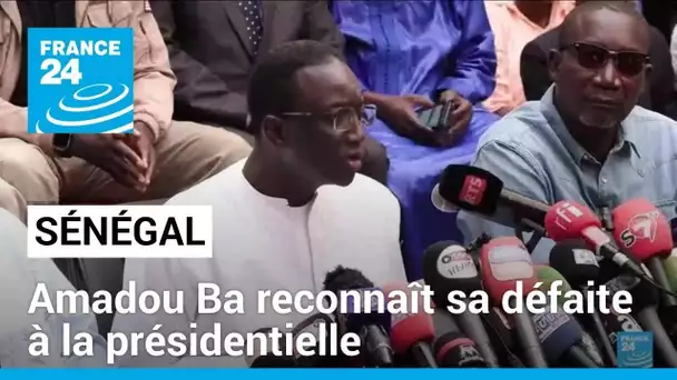 Sénégal : Amadou Ba reconnaît sa défaite à la présidentielle • FRANCE 24