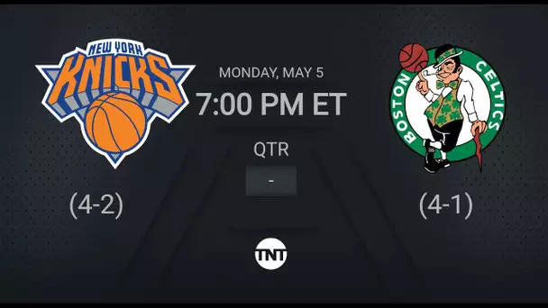 New York Knicks @ Boston Celtics | #NBAPlayoffs presented by Google TNT Live Scoreboard