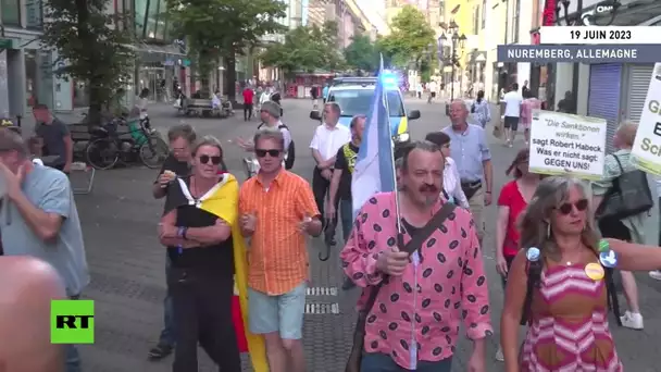 🇩🇪 Allemagne : manifestation anti-gouvernementale pour la paix en Ukraine à Nuremberg