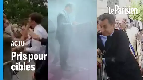 Gifle, farine, œuf : ces politiques qui ont été pris pour cibles