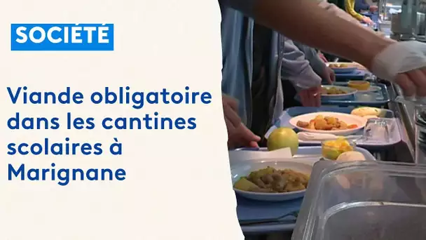 Viande obligatoire dans les cantines scolaires à Marignane, la polémique enfle