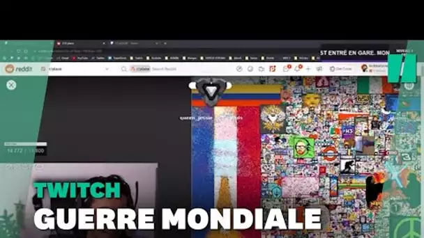 Cette "Pixel War"sur Reddit déclenche une guerre des streamers